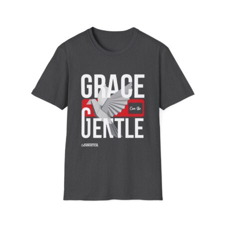 Grace Gentle Dove T-Shirt | Dove graphic, faith-inspired typography