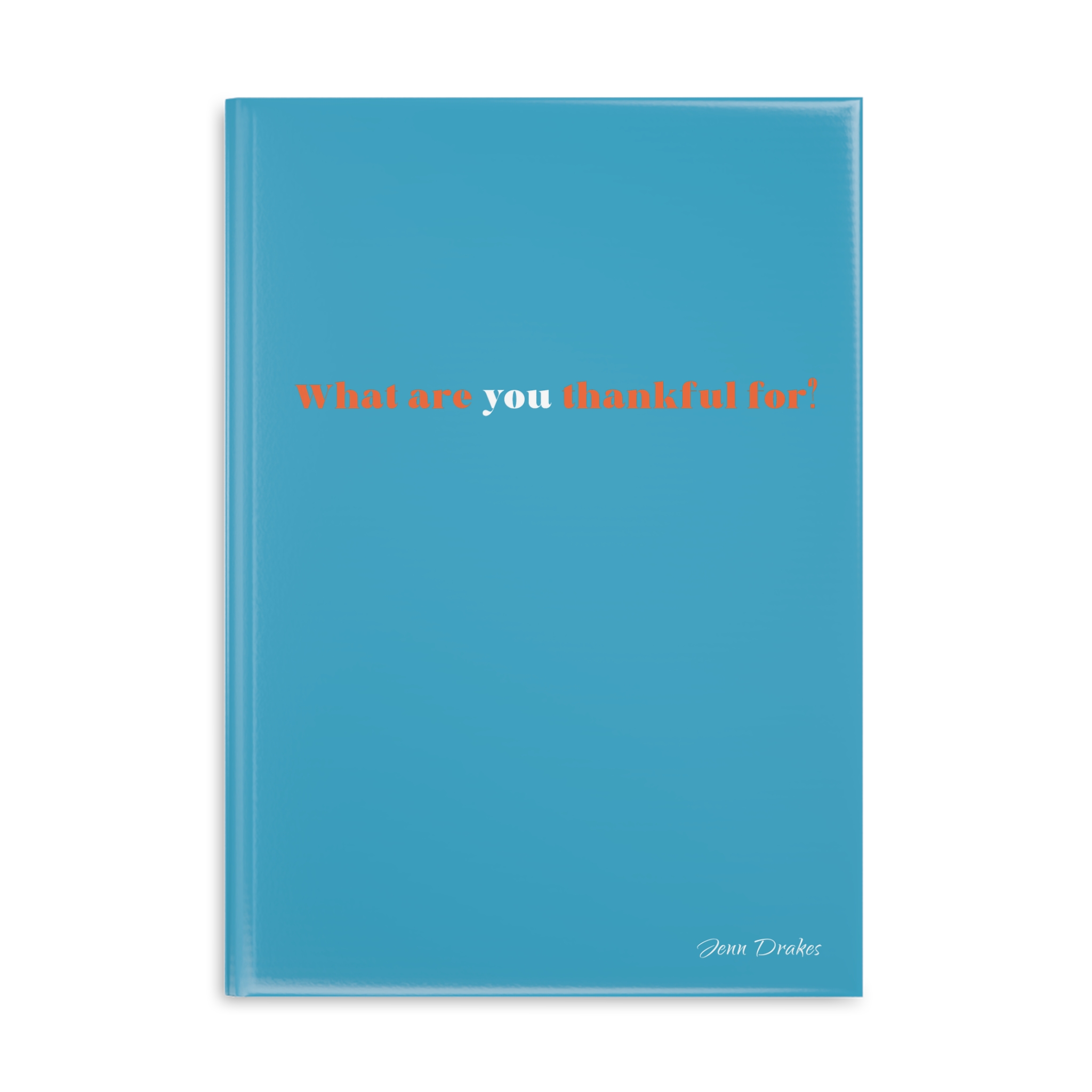 Blue Hardcover Notebook with Puffy Covers