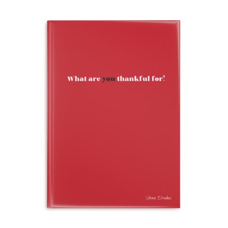Red Hardcover Notebook with Puffy Covers