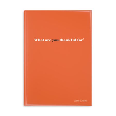 Orange Hardcover Notebook with Puffy Covers