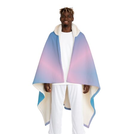 Hooded Sherpa Fleece Blanket