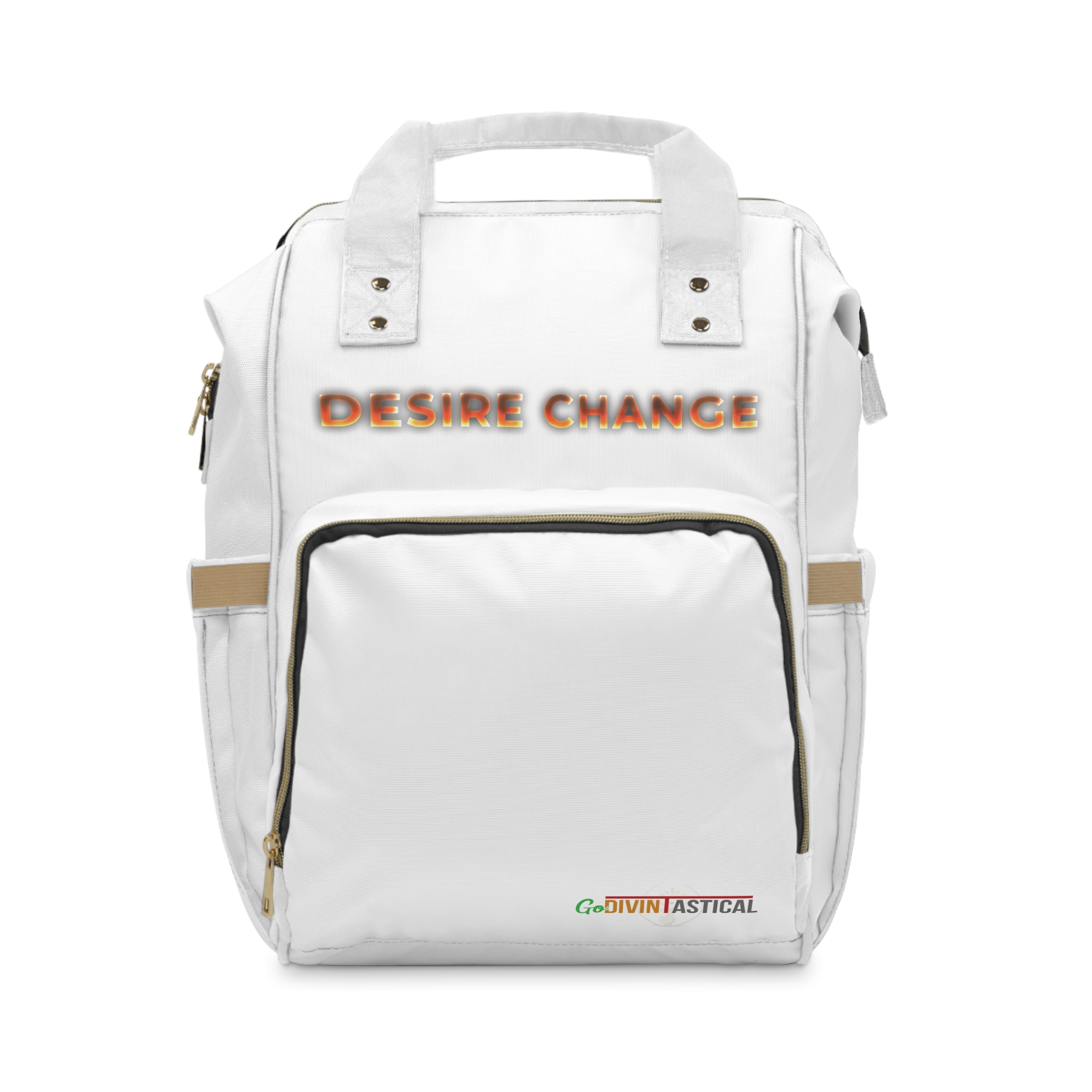 White Multifunctional Backpack