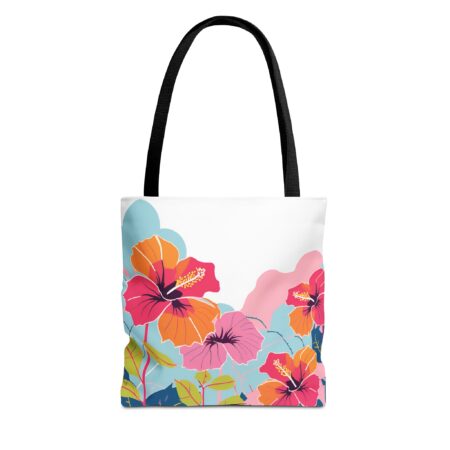 Colorful Floral Tote Bag, Stylish Shopper, Beach Bag, Summer Essentials, Gift for Her, Eco-Friendly Carryall